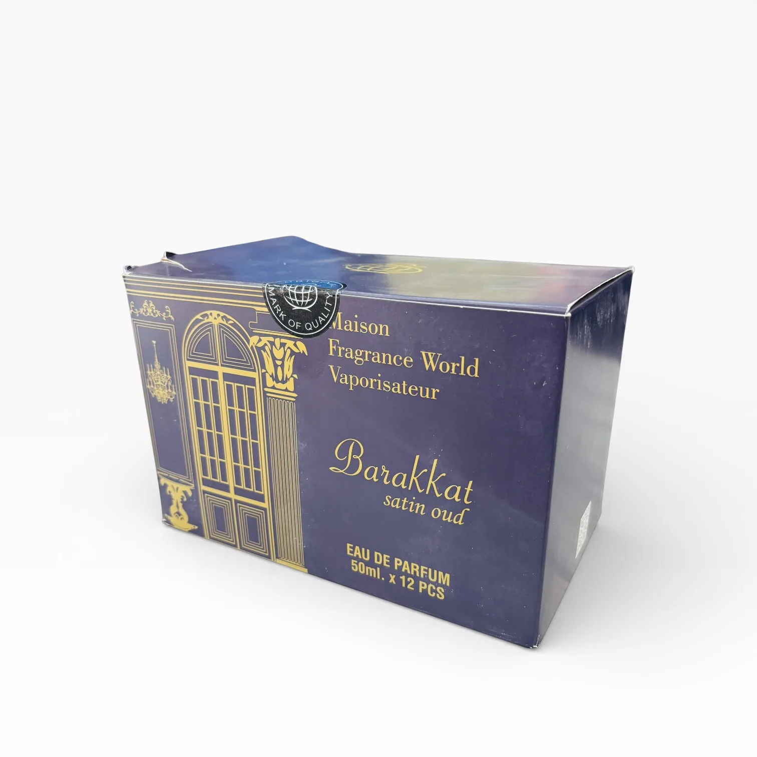 12 x Barakkat Satin Oud Eau De Parfum 50ml by Fragrance World