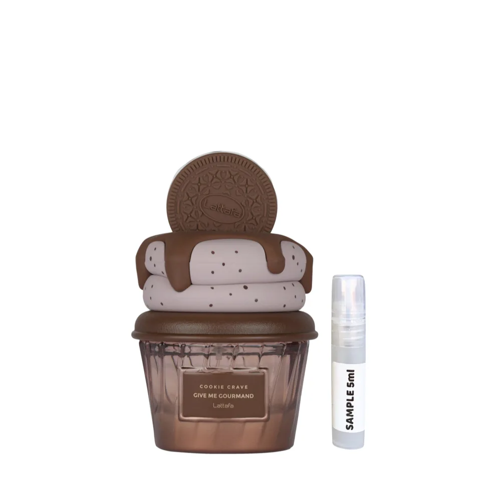 Cookie Crave Eau De Parfum Sample by Lattafa Perfumes - Arabic Dubai Perfumes