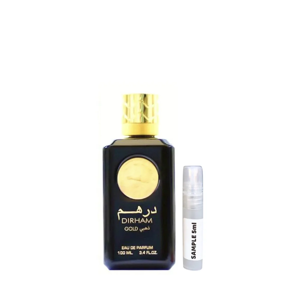 Dirham Gold Eau De Parfum 5ml by Ard Al Zaafaran - Arabic Dubai Perfumes