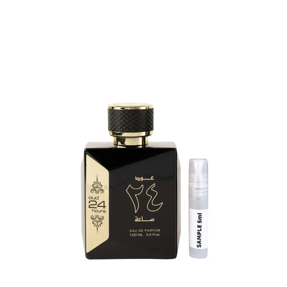 Oud 24 Hours Eau De Parfum Sample by Ard Al Zaafaran - Arabic Dubai Perfumes