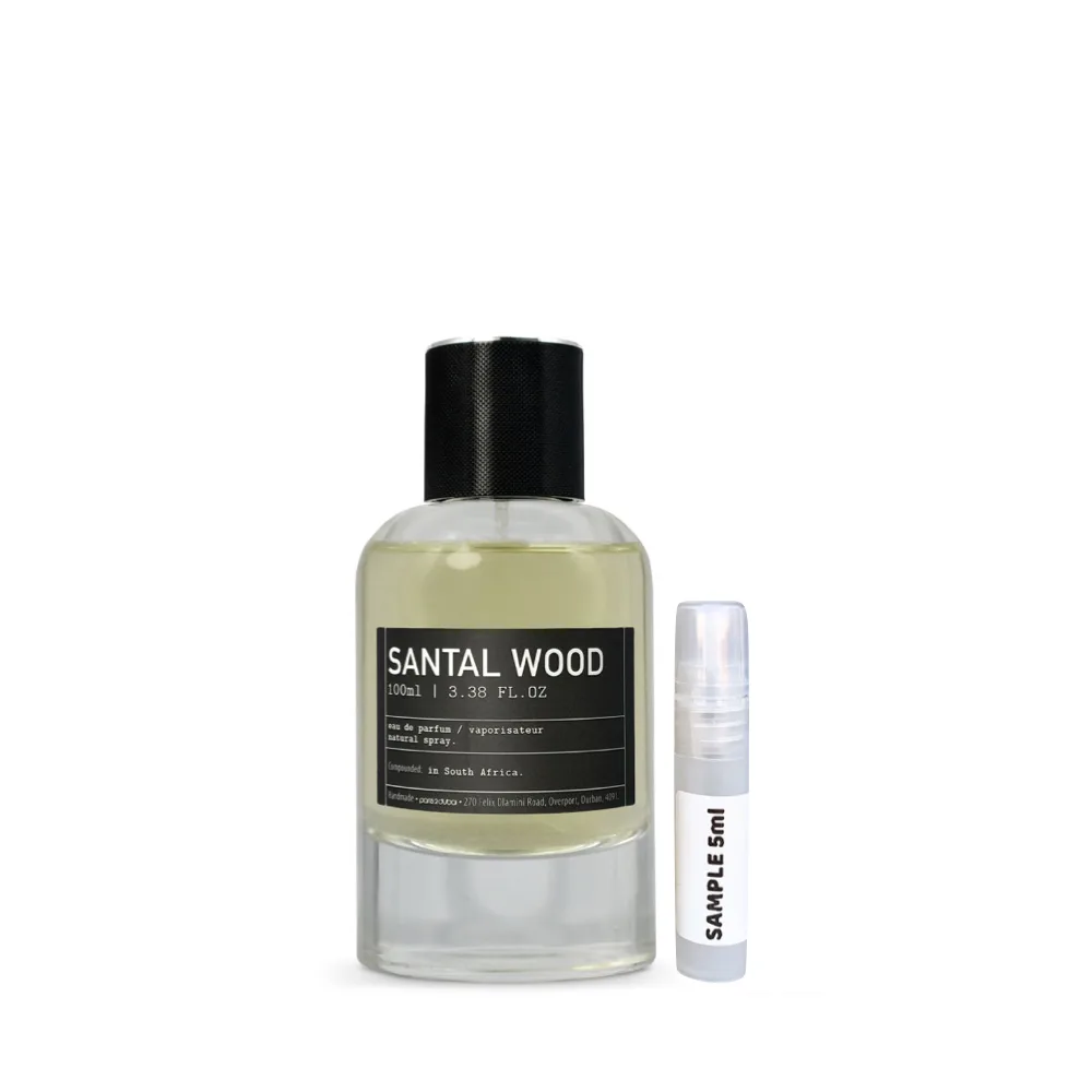 Santal Wood Parfum Sample by Paris 2 Dubai - Motala Perfumes