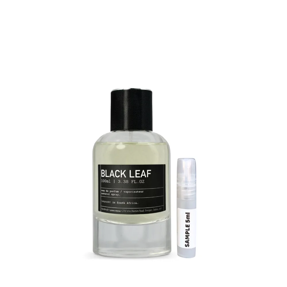 Black Leaf Parfum Sample by Paris 2 Dubai - Motala Perfumes