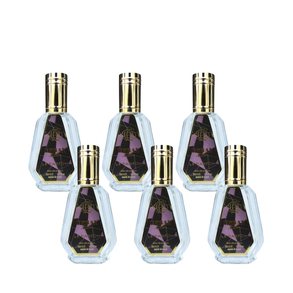 6-Pack Urban Man Le Parfum Eau De Parfum 50ml by Fragrance World - Arabic Dubai Perfumes