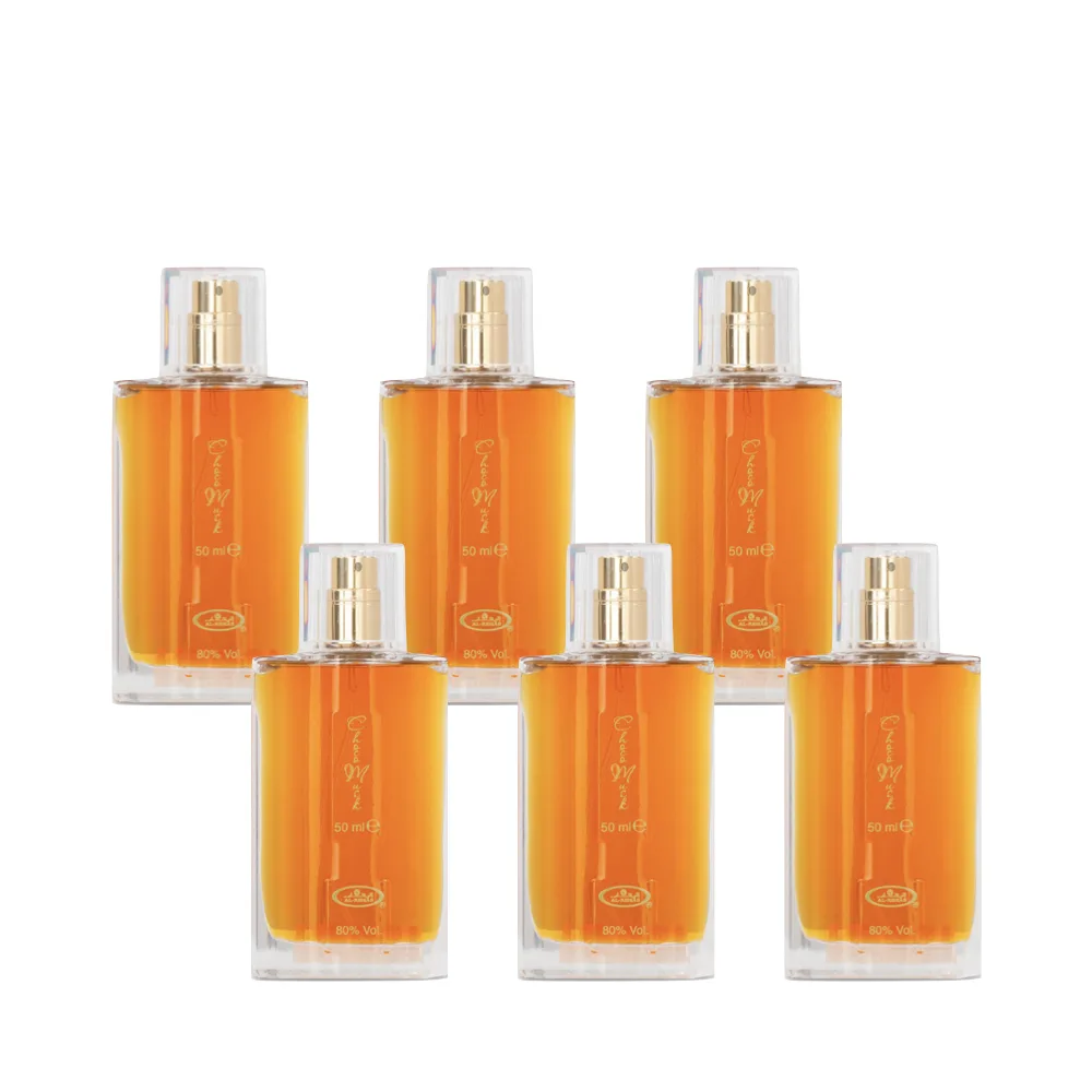 6-Pack Choco Musk Eau De Parfum 50ml by Al-Rehab Crown Perfumes