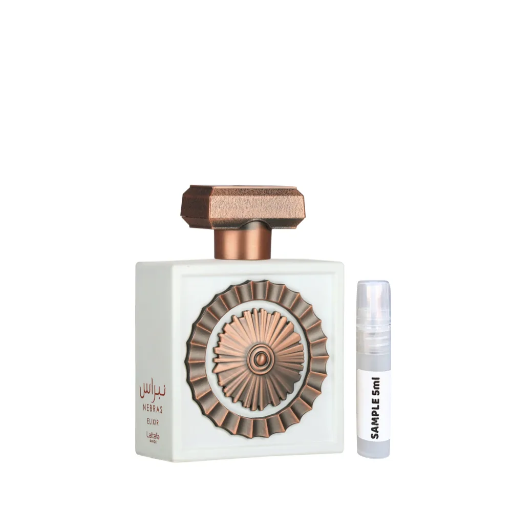 Nebras Elixir Eau De Parfum Sample by Lattafa