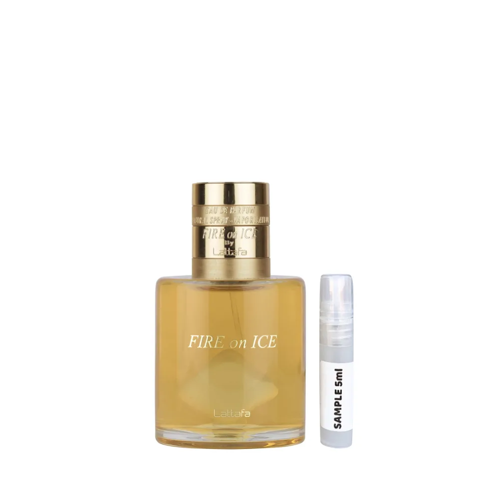 Fire On Ice Eau De Parfum 5ml by Lattafa - Arabic Dubai Perfumes