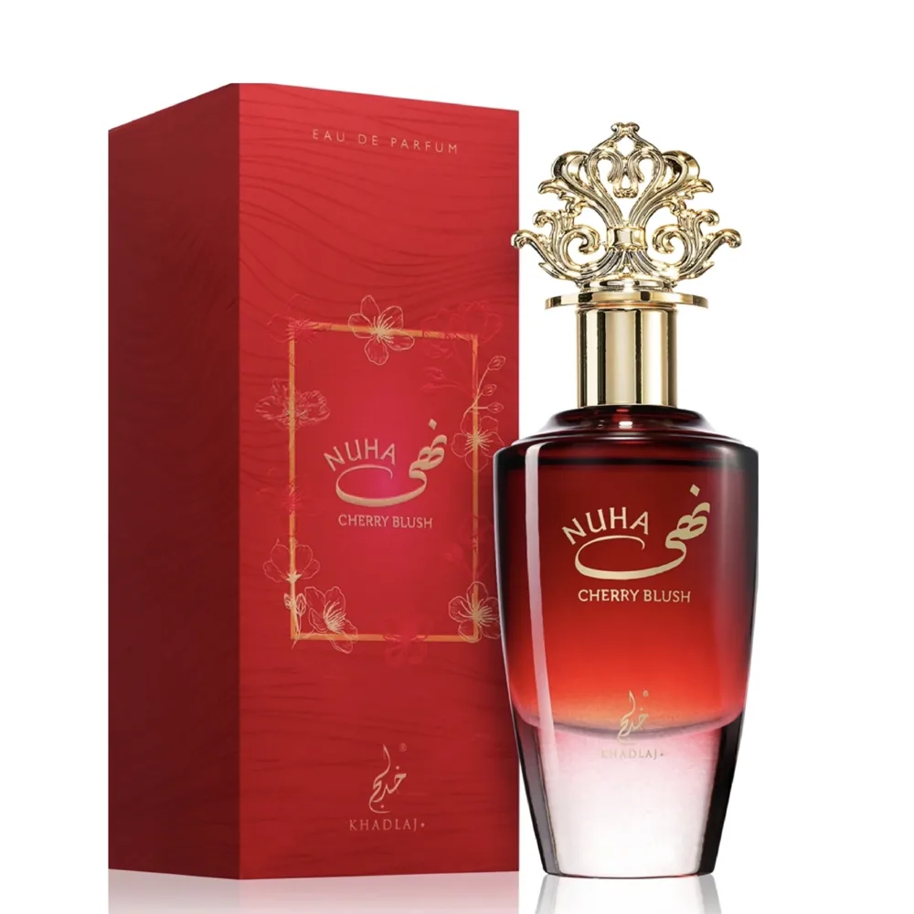 Nuha Cherry Blush Eau De Parfum 85ml by Khadlaj Perfumes - Arabic Dubai Perfumes