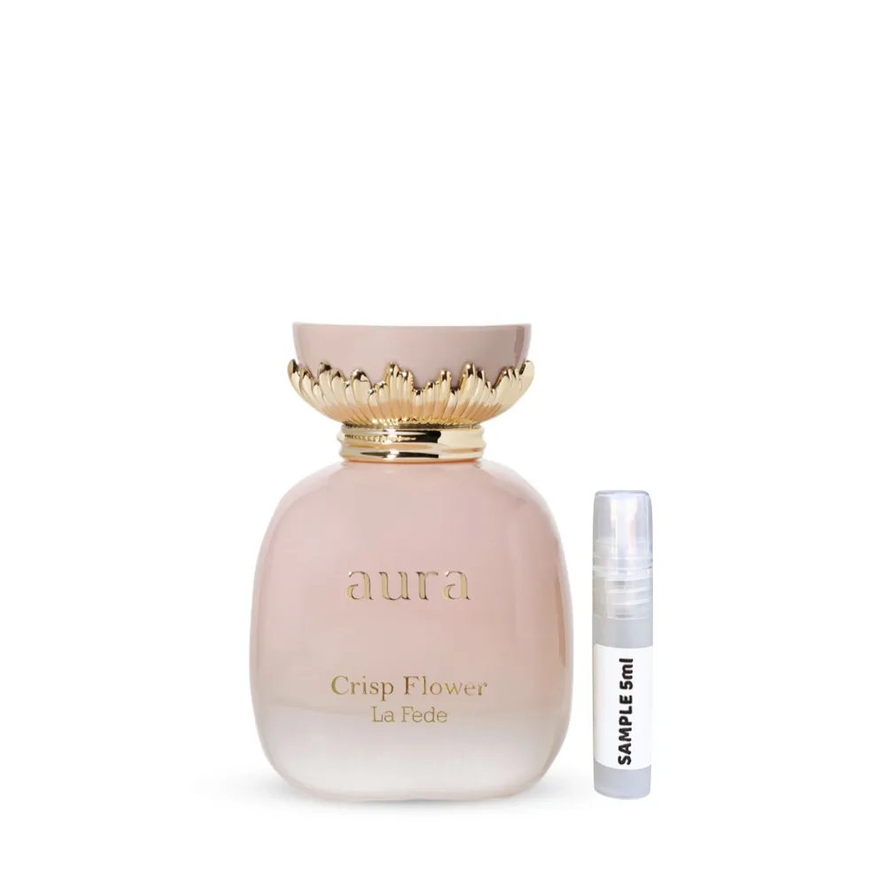 La Fede Aura Crisp Flower Eau De Parfum Sample 5ml by Khadlaj Perfumes - Arabic Dubai Perfumes