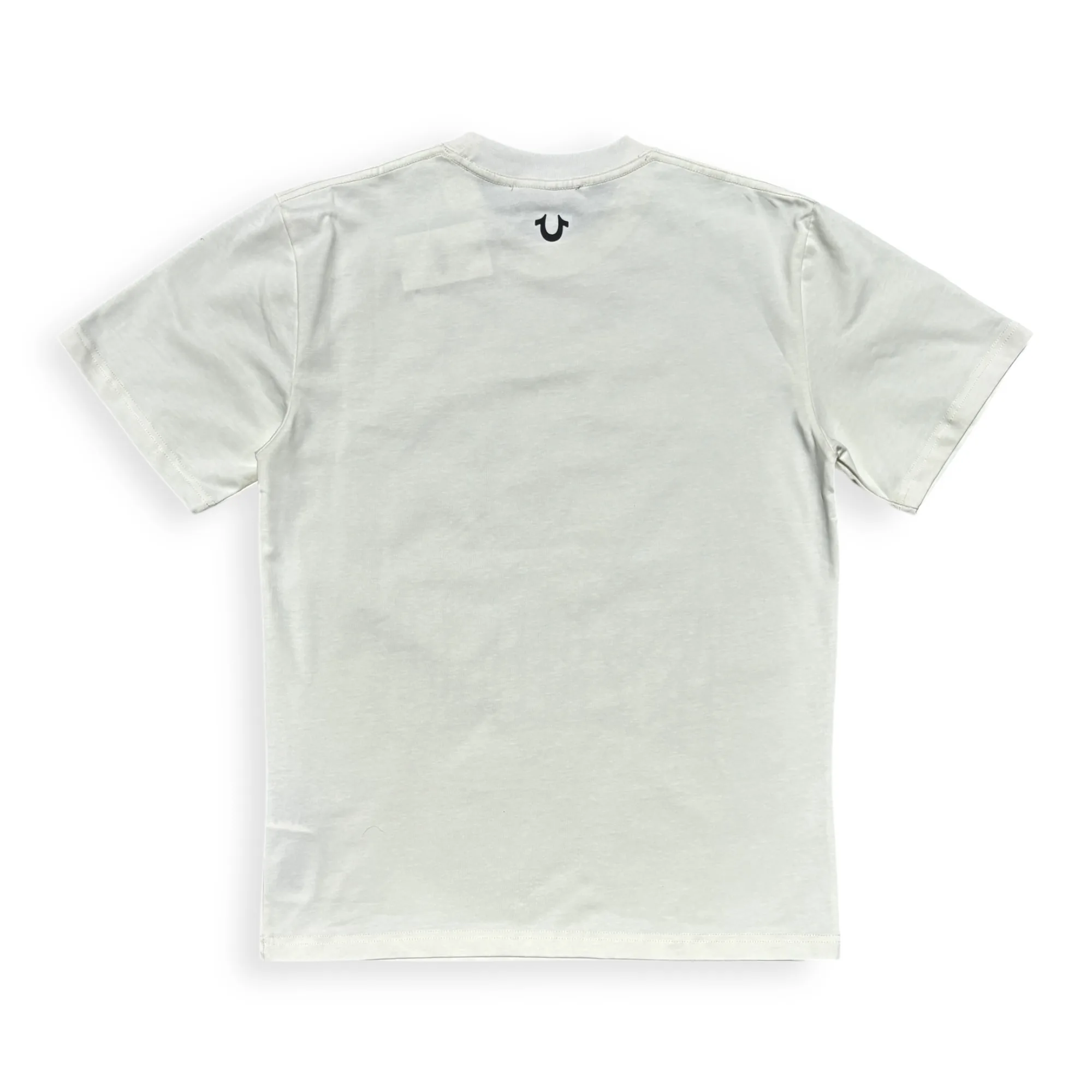 Acoustic Buddha Cream White Crew Neck T-Shirt - True Religion