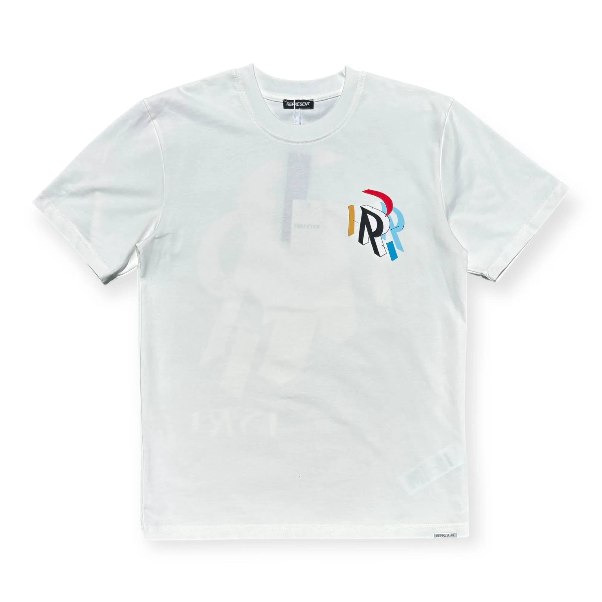 Assembly Manual White Crew Neck T-Shirt - Represent