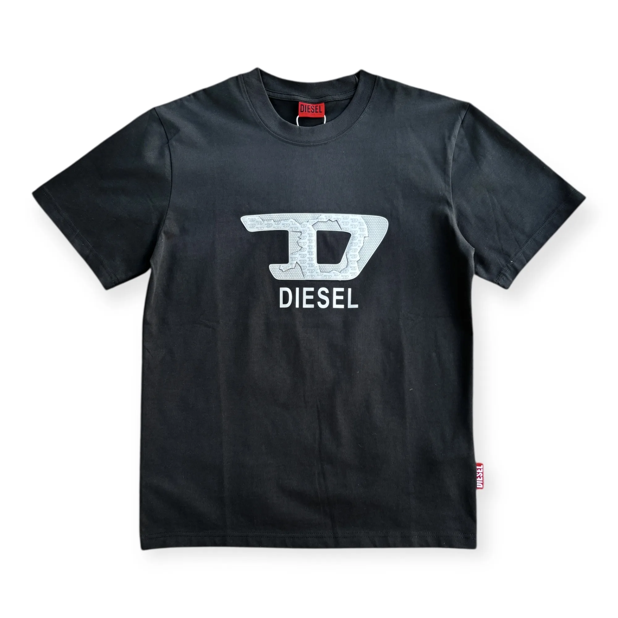 Heritage Echo Black Crew Neck T-Shirt - Diesel