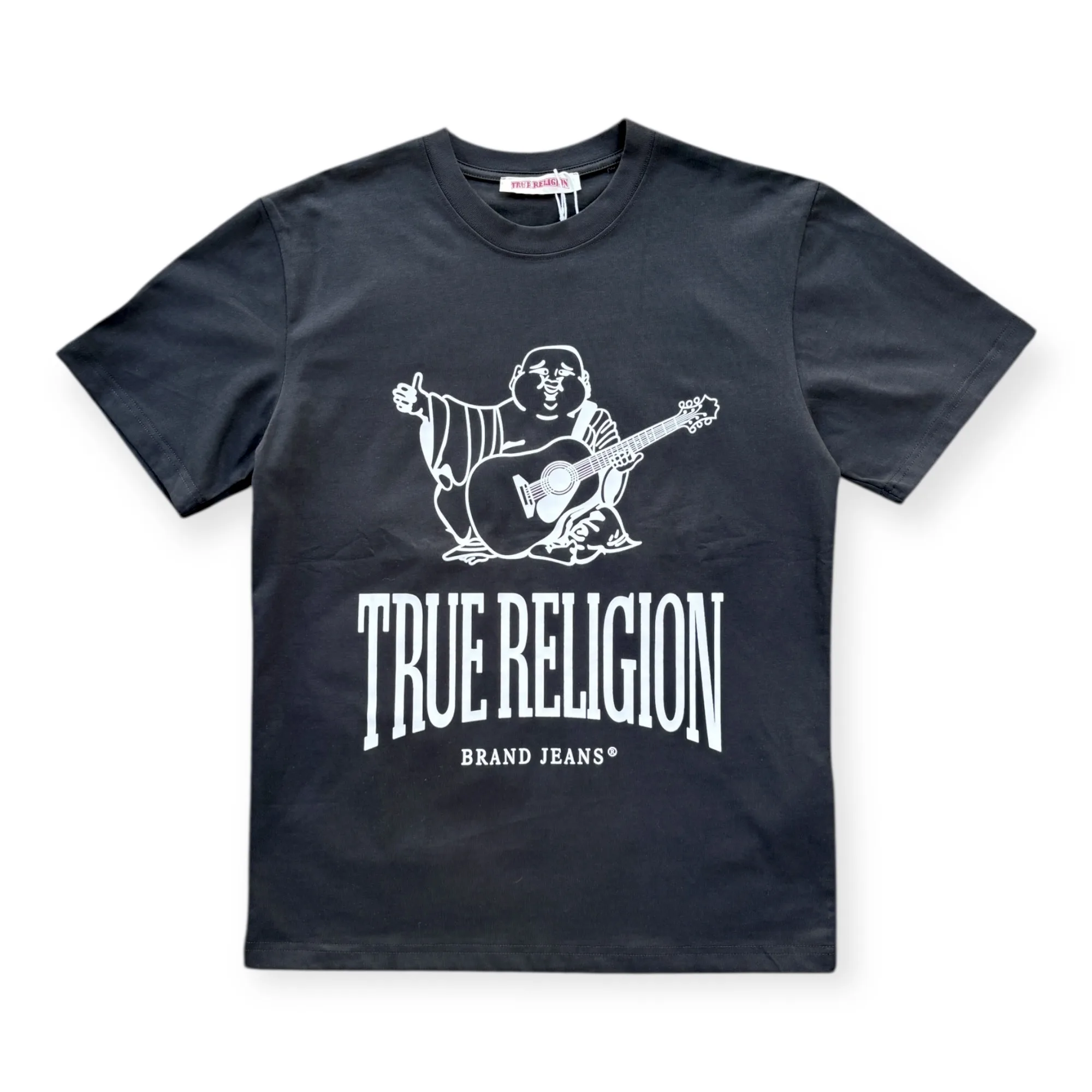 Acoustic Buddha Black Crew Neck T-Shirt - True Religion