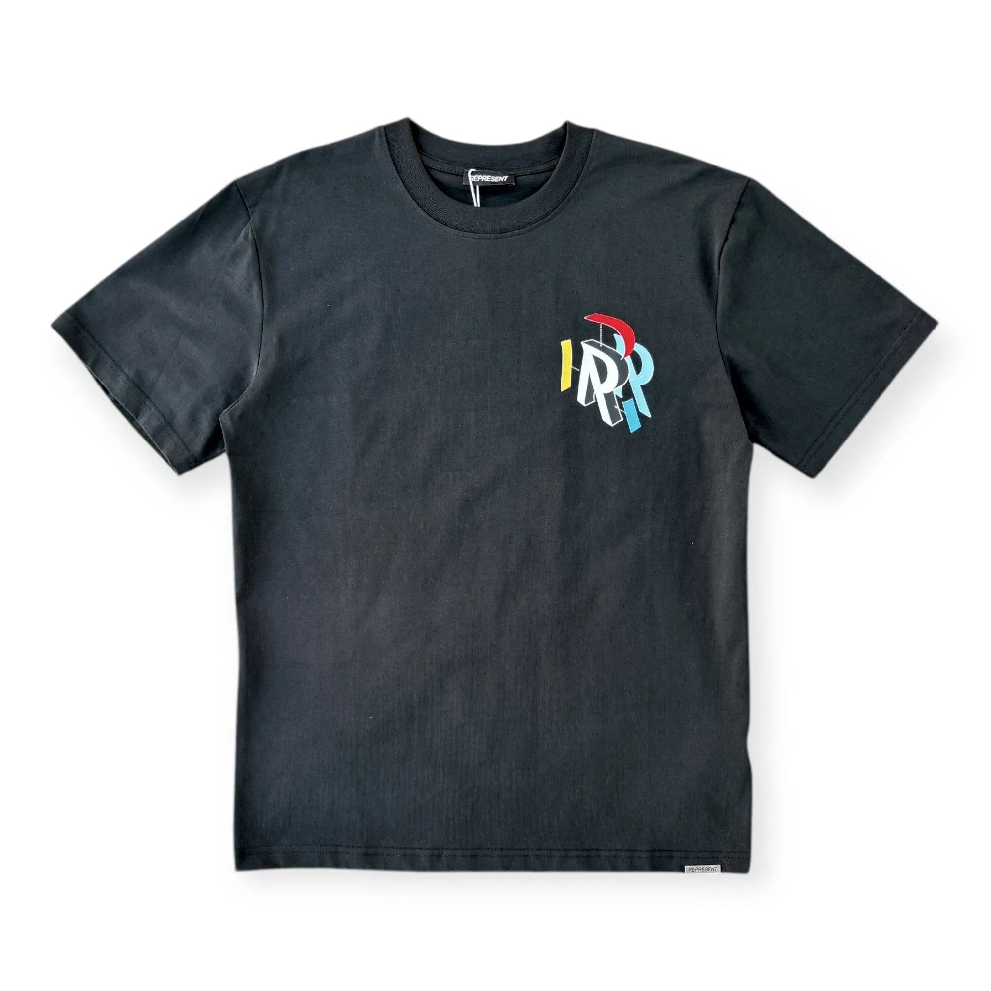 Assembly Manual Black Crew Neck T-Shirt - Represent