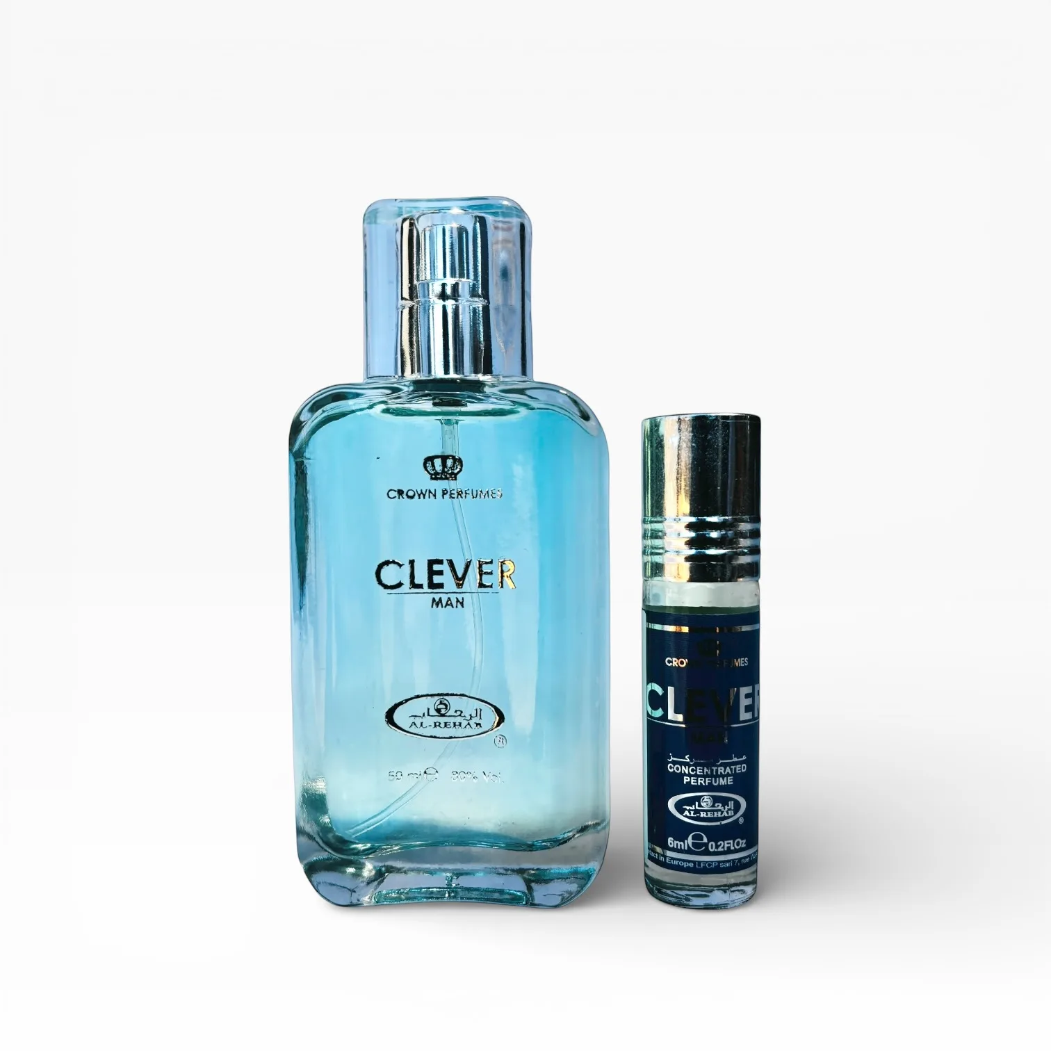 Clever Man 2-in-1 Perfume Combo by Al-Rehab Crown Perfumes - Arabic Dubai Perfumes