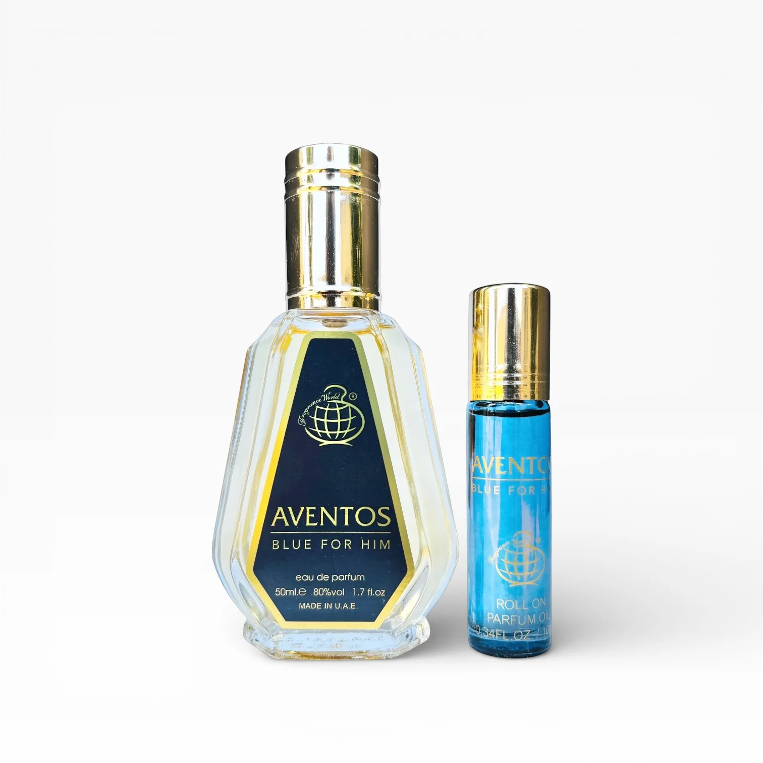Aventos Blue For Him 2-in-1 Perfume Combo - Fragrance World - Arabic Dubai Perfumes