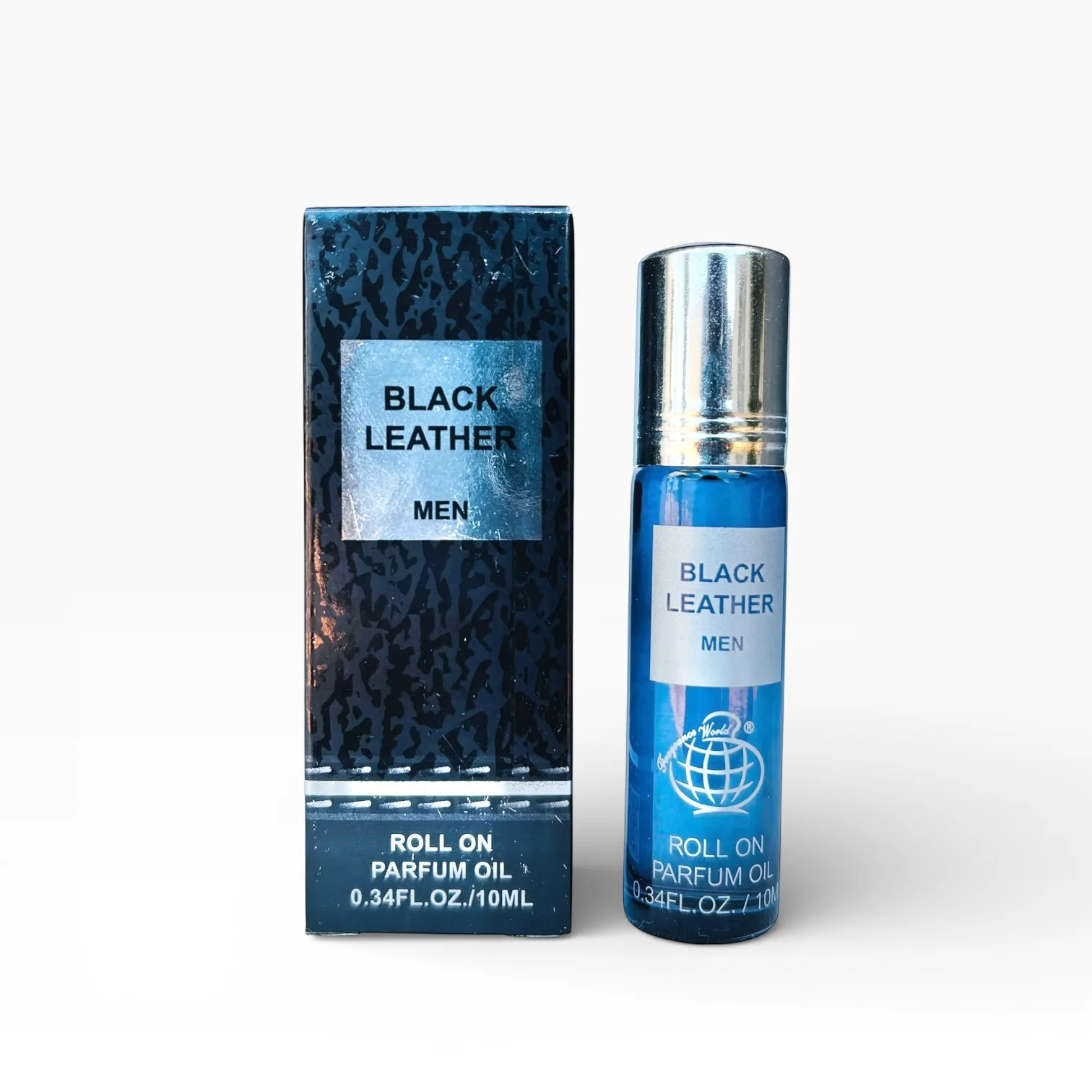 Black Leather Men Concentrated Oil Parfum 10ml by Fragrance World