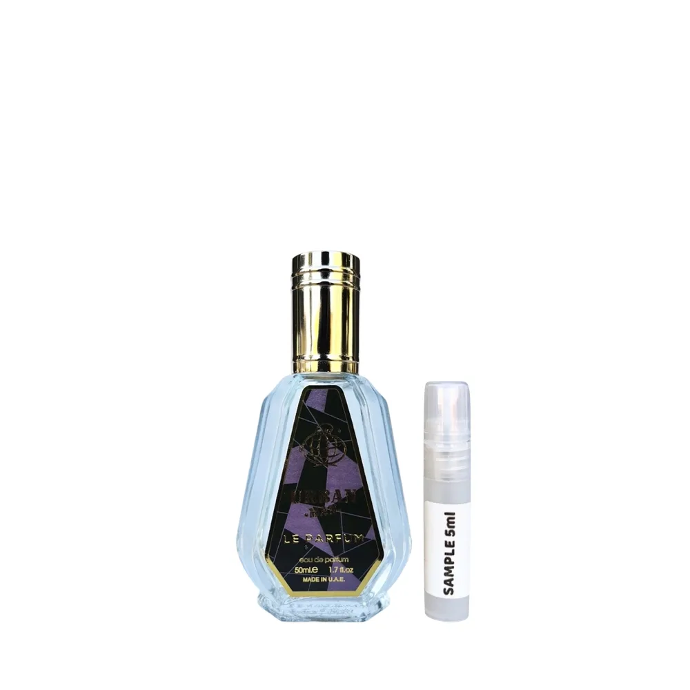 Urban Man Le Parfum Eau De Parfum Sample 5ml by Fragrance World - Arabic Dubai Perfumes