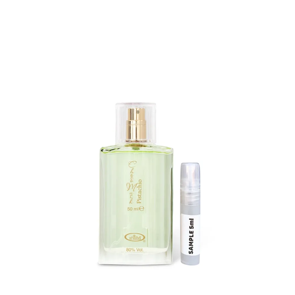 Choco Musk Pistachio Eau De Parfum Sample 5ml by Al-Rehab Crown Perfumes