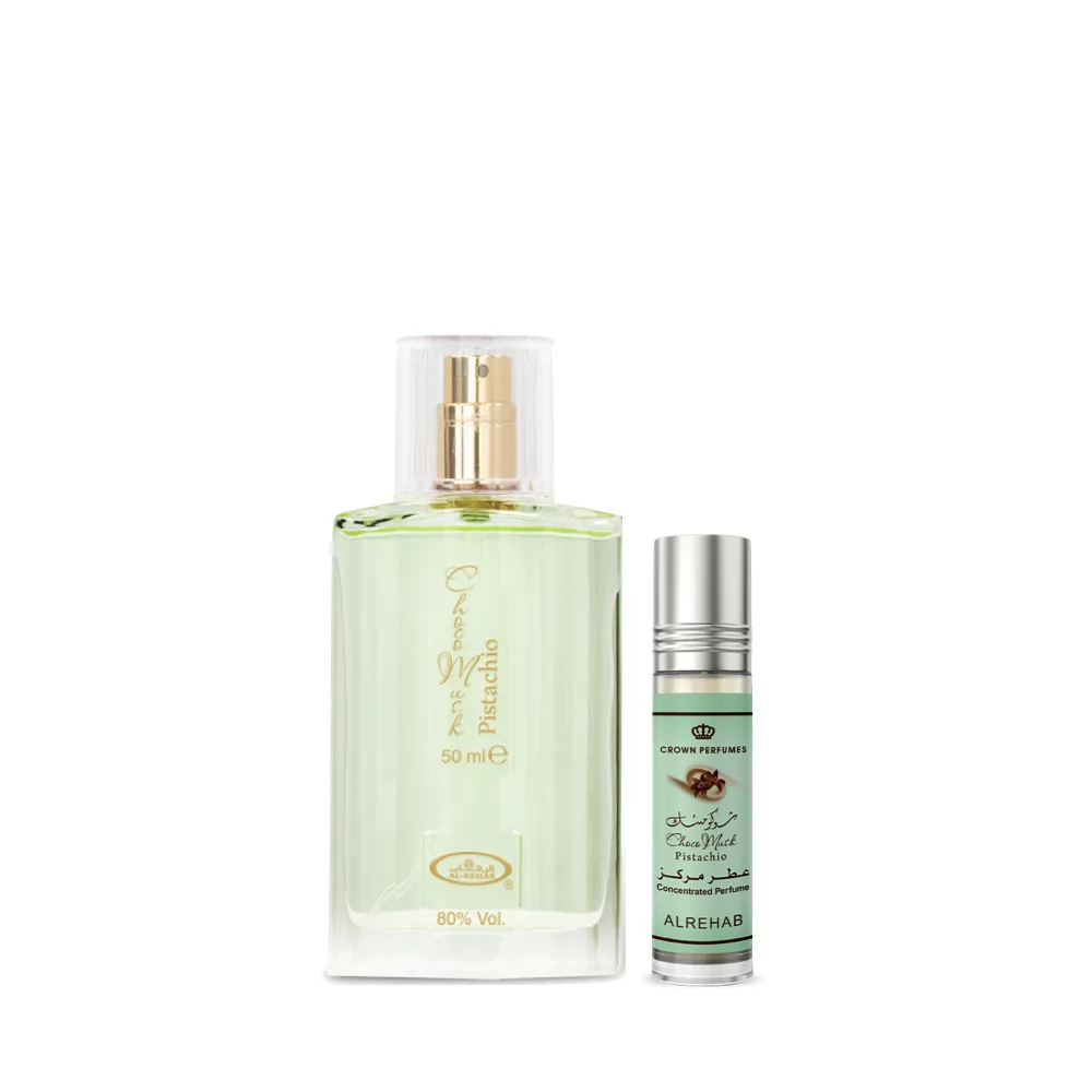 Choco Musk Pistachio 2-in-1 Perfume Combo by Al-Rehab