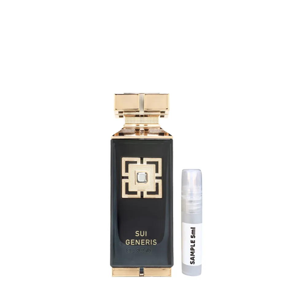 Sui Generis Eau De Parfum Sample 5ml - by Fragrance World - Arabic Dubai Perfumes