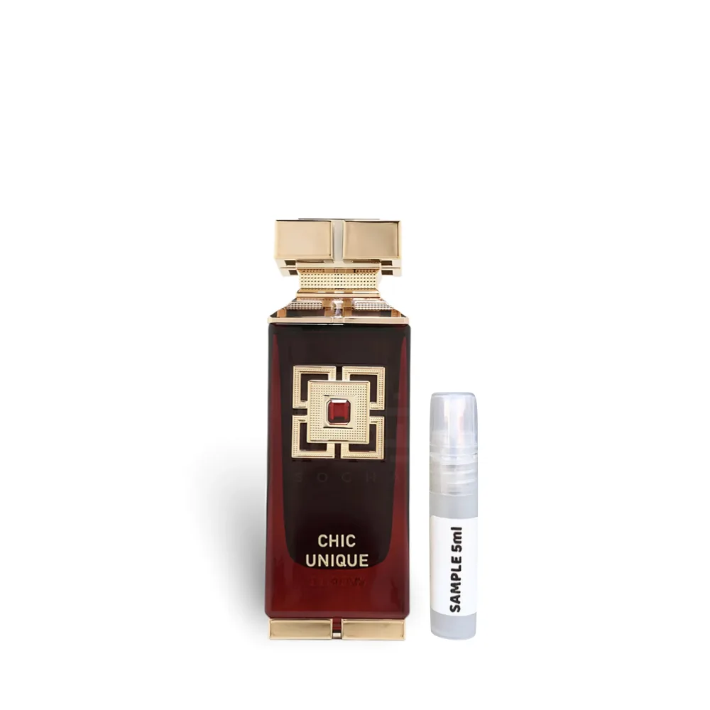 Chic Unique Eau De Parfum Sample 5ml - by Fragrance World - Arabic Dubai Perfumes