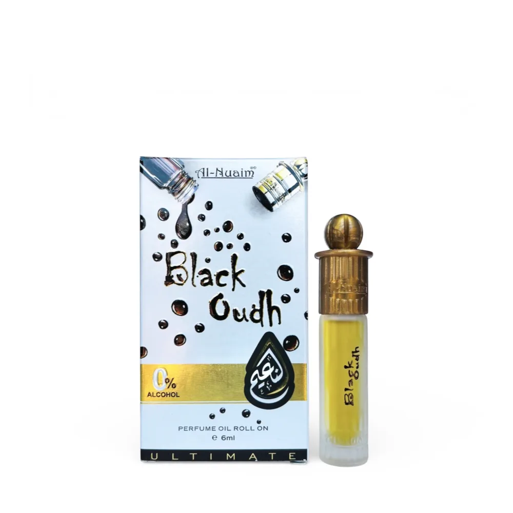 Black Oudh Concentrated Oil Parfum 6ml by Al-Nuaim 