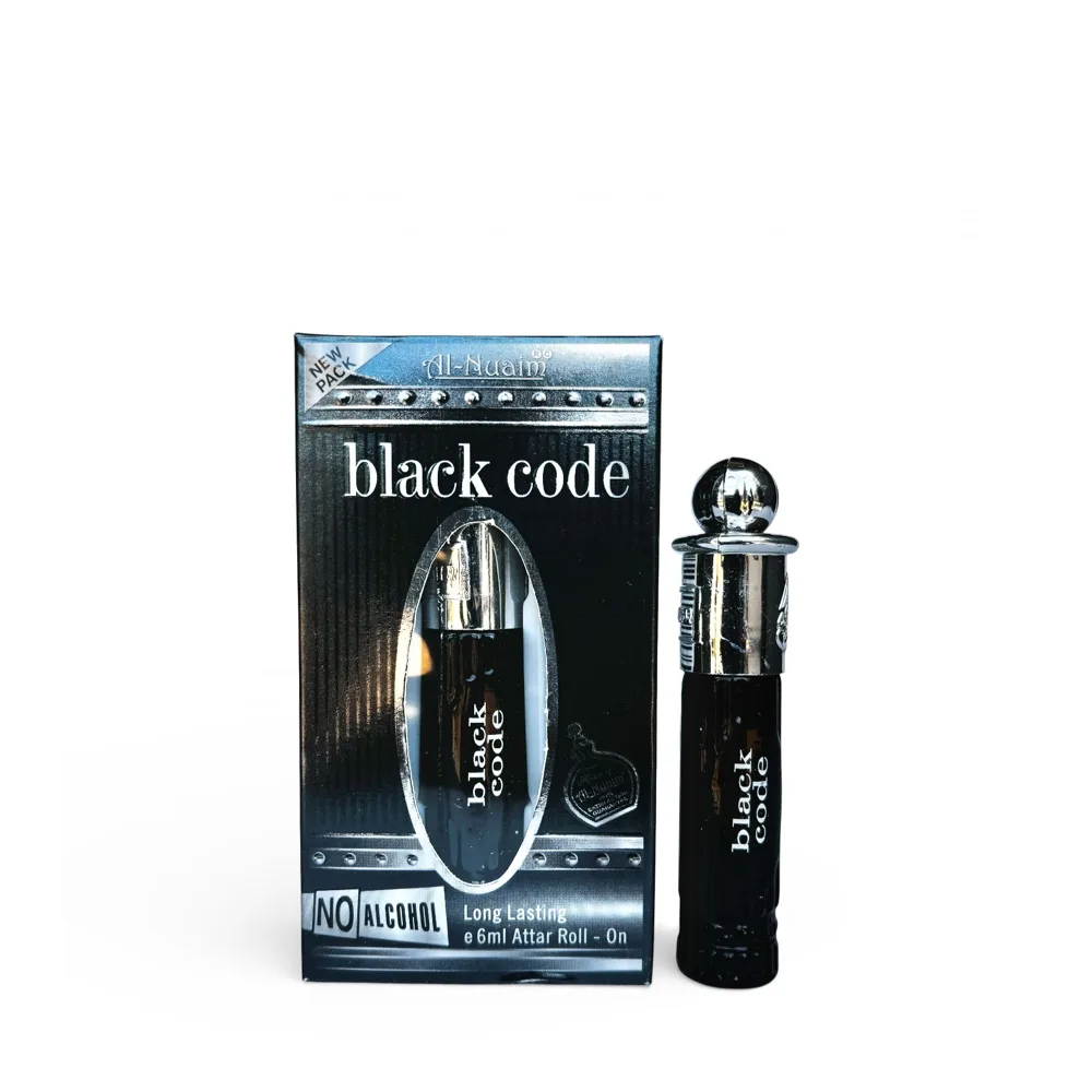 Black Code Concentrated Oil Perfume 6ml by Al-Nuaim