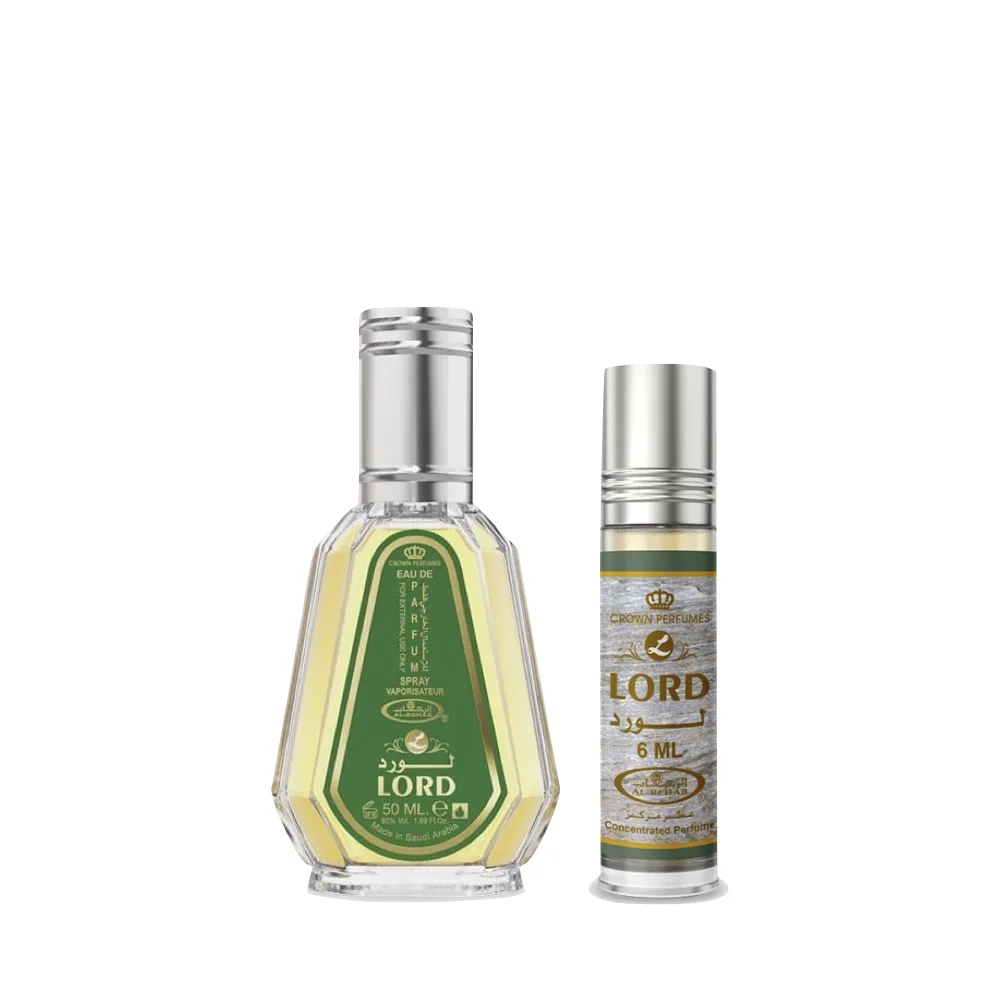 Lord 2-in-1 Perfume Combo by Al-Rehab Crown Perfumes - Arabic Dubai Perfumes