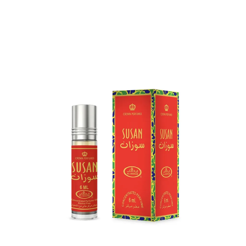 Susan Crown Perfumes Oil Perfume 6ml by Al-Rehab - Arabic Dubai Perfumes