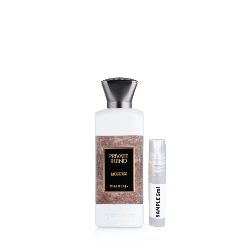 Private Blend Musk Ice Eau De Parfum Sample 5ml - Khadlaj Pefumes