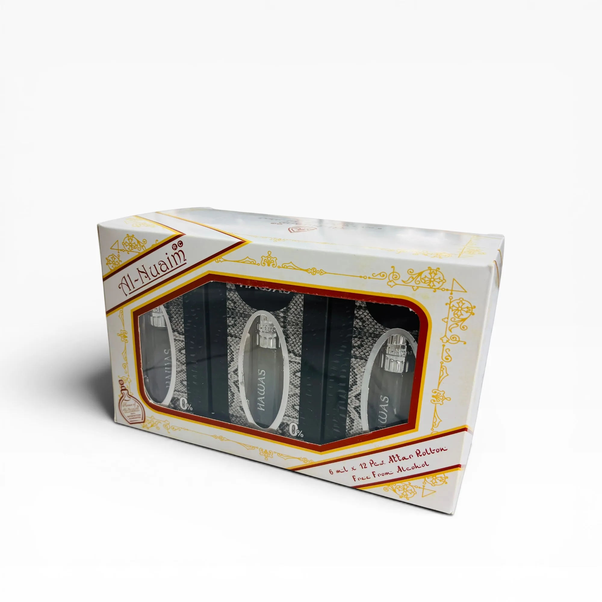 12 x Hawas Concentrated Oil Perfume 6ml by Al-Nuaim