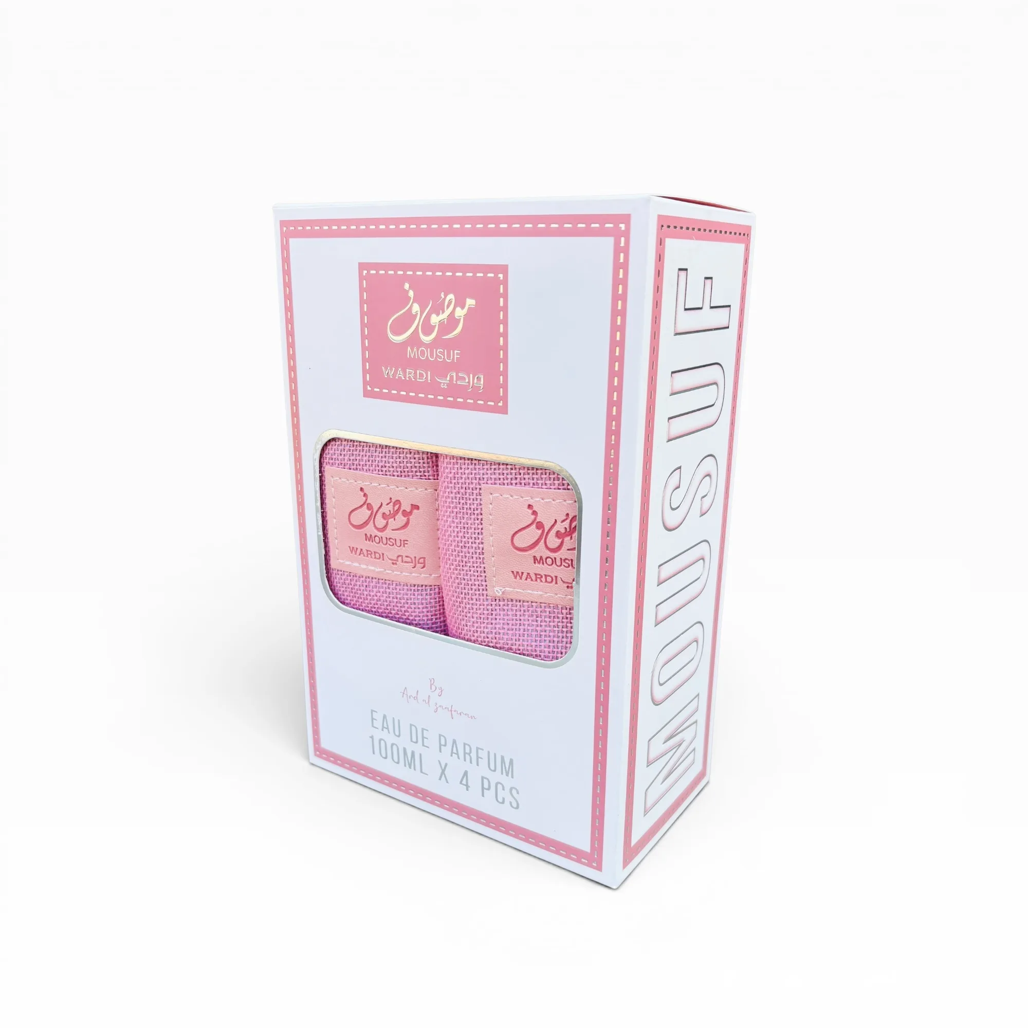 4 x Mousuf Wardi Eau De Parfum 100ml by Ard Al Zaafaran 
