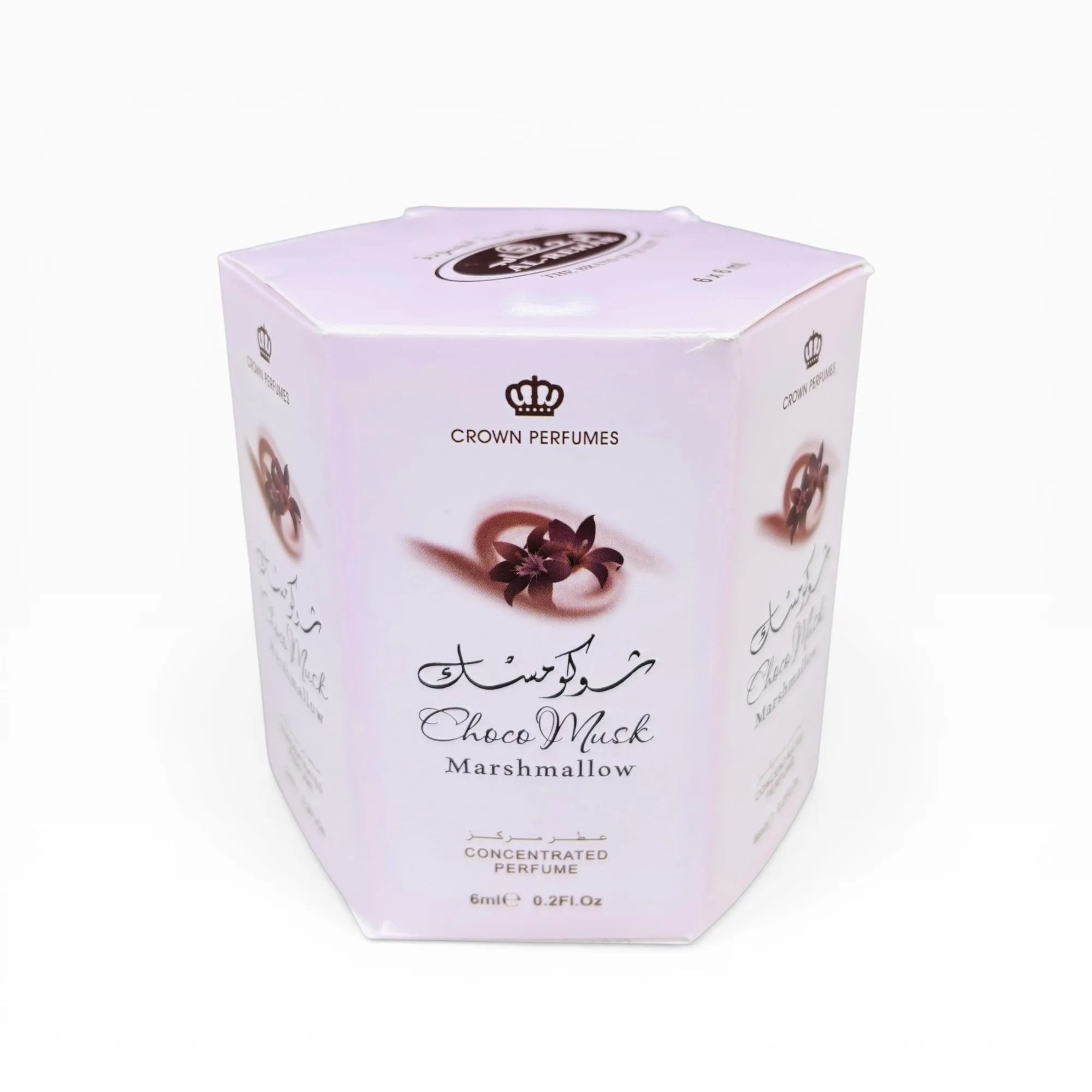 6 x Choco Musk Marshmallow Crown Perfumes Oil Parfum 6ml by Al-Rehab