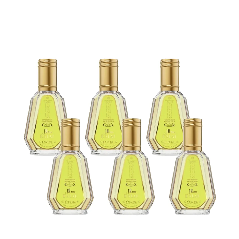 6-Pack Dalal Eau De Parfum 50ml by Al-Rehab Crown Perfumes - Arabic Dubai Perfumes