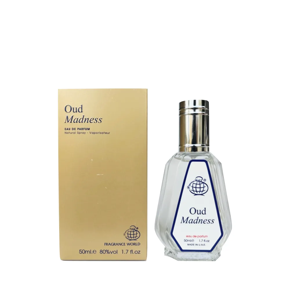 Oud Madness Eau De Parfum 50ml - Fragrance World