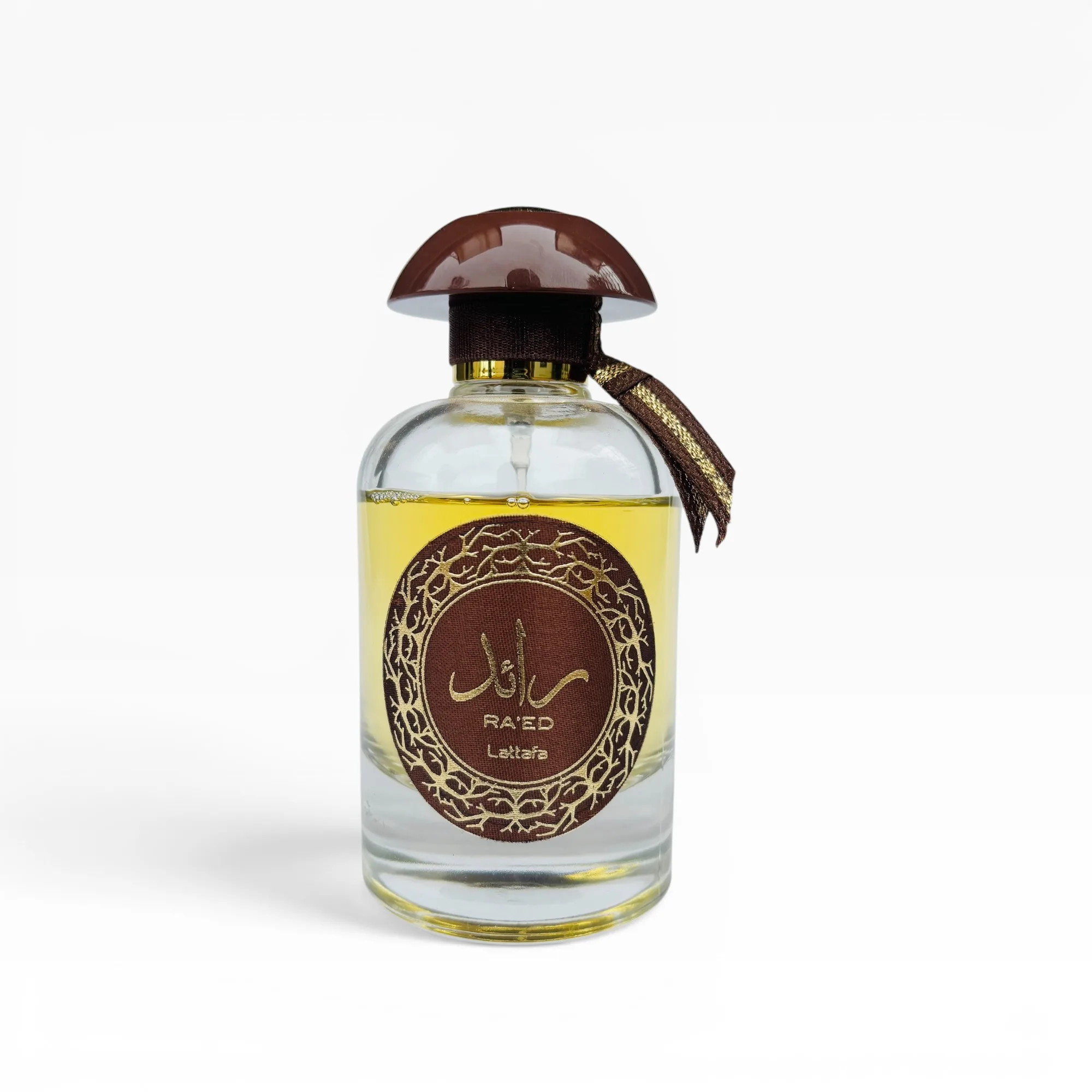 80% Full Ra'ed Oud Eau De Parfum Sample by Lattafa - Arabic Dubai Perfumes