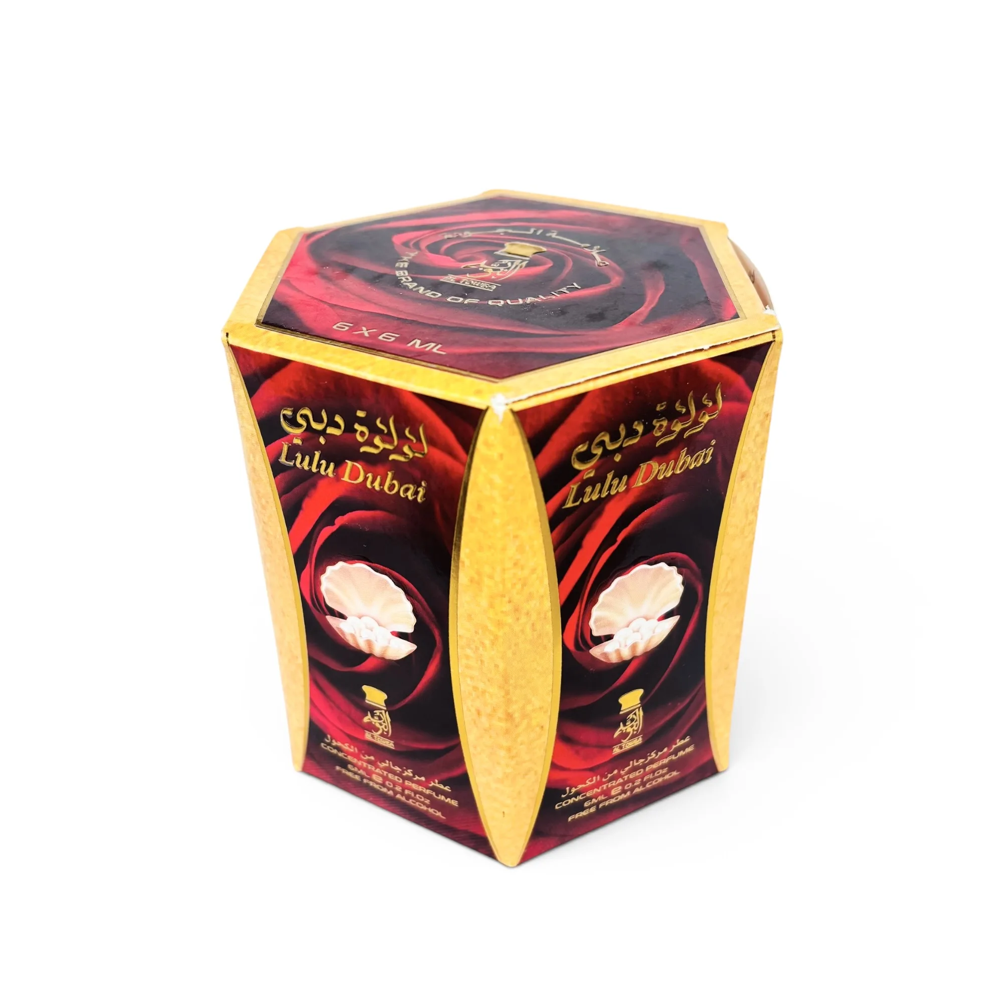 6-Pack Lulu Dubai Concentrated Oil Perfume 6ml by Al Towba - Arabic Dubai Perfumes