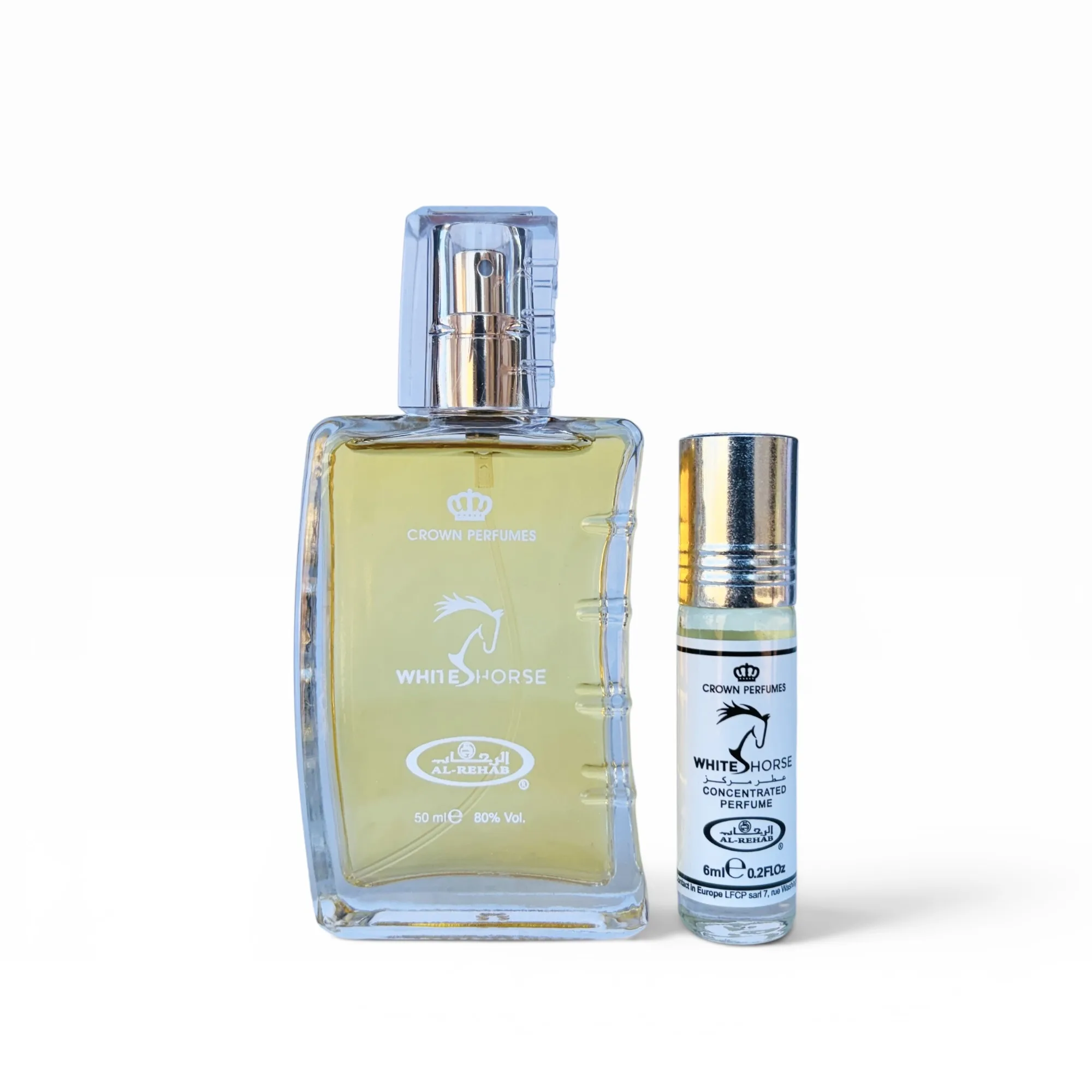 White Horse 2-in-1 Perfume Combo by Al-Rehab Crown Perfumes
