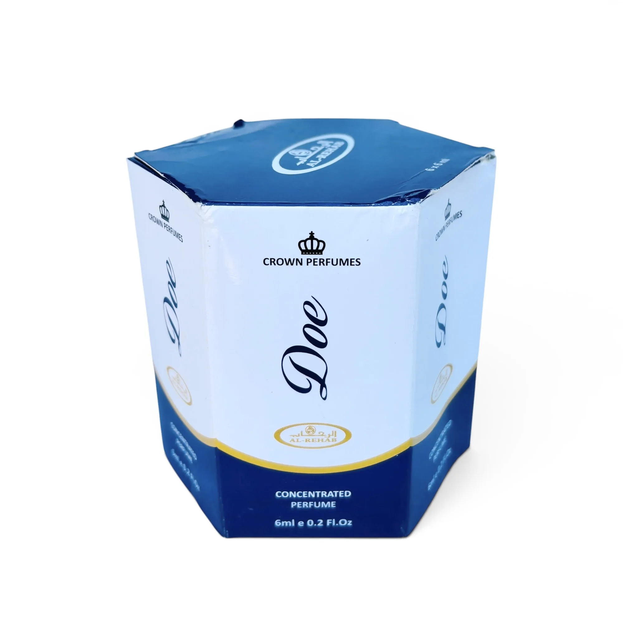 6-Pack Doe Crown Perfumes Oil Perfume 6ml by Al-Rehab - Arabic Dubai Perfumes