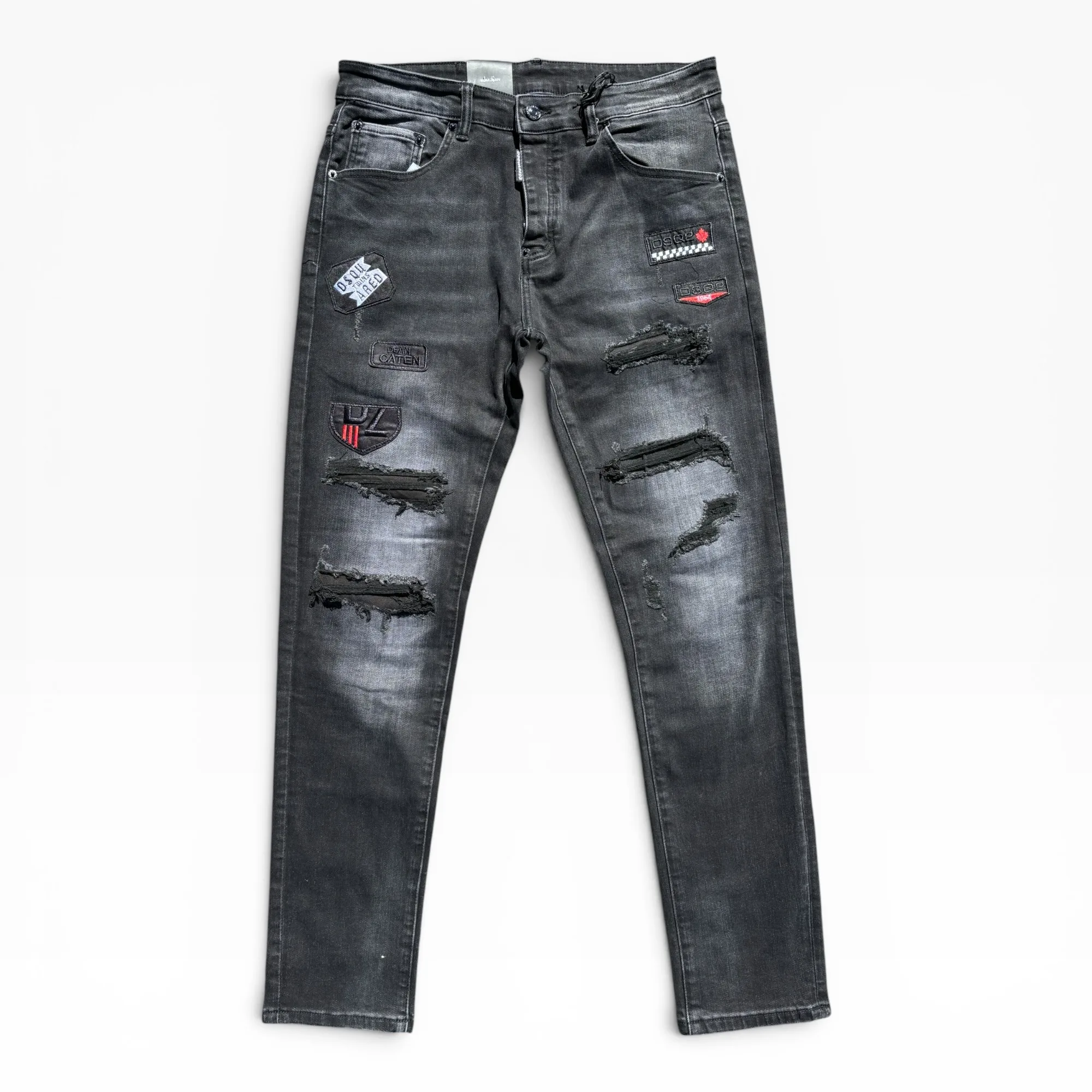 Carbon Racer Charcoal Denim Jeans - DSquared2