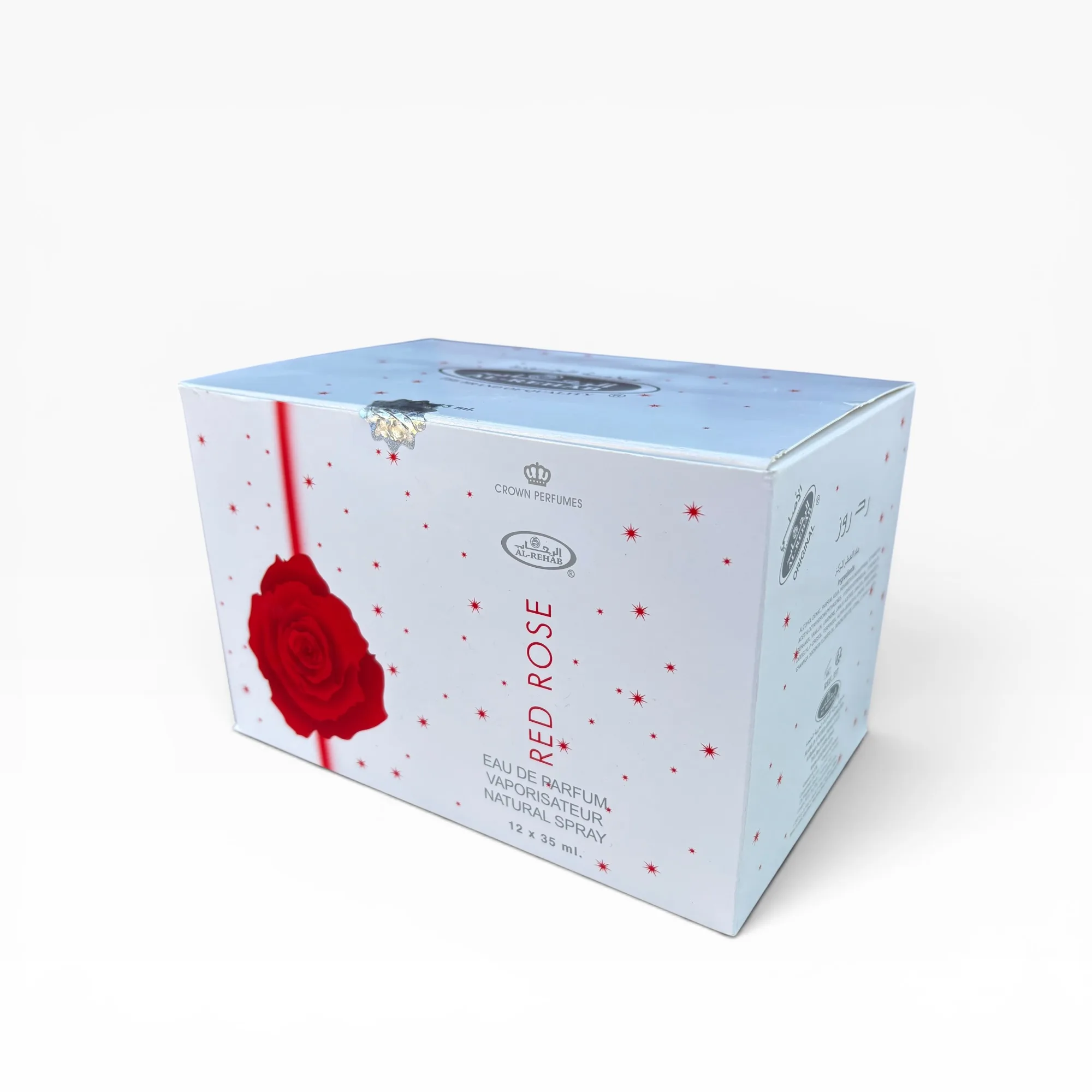12 x Red Rose Eau De Parfum 35ml by Al-Rehab Perfumes