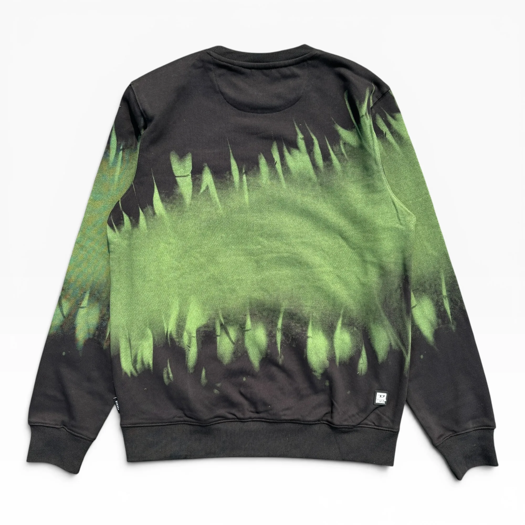 Xenon Flare Black Crew Neck Sweatshirt - Diesel