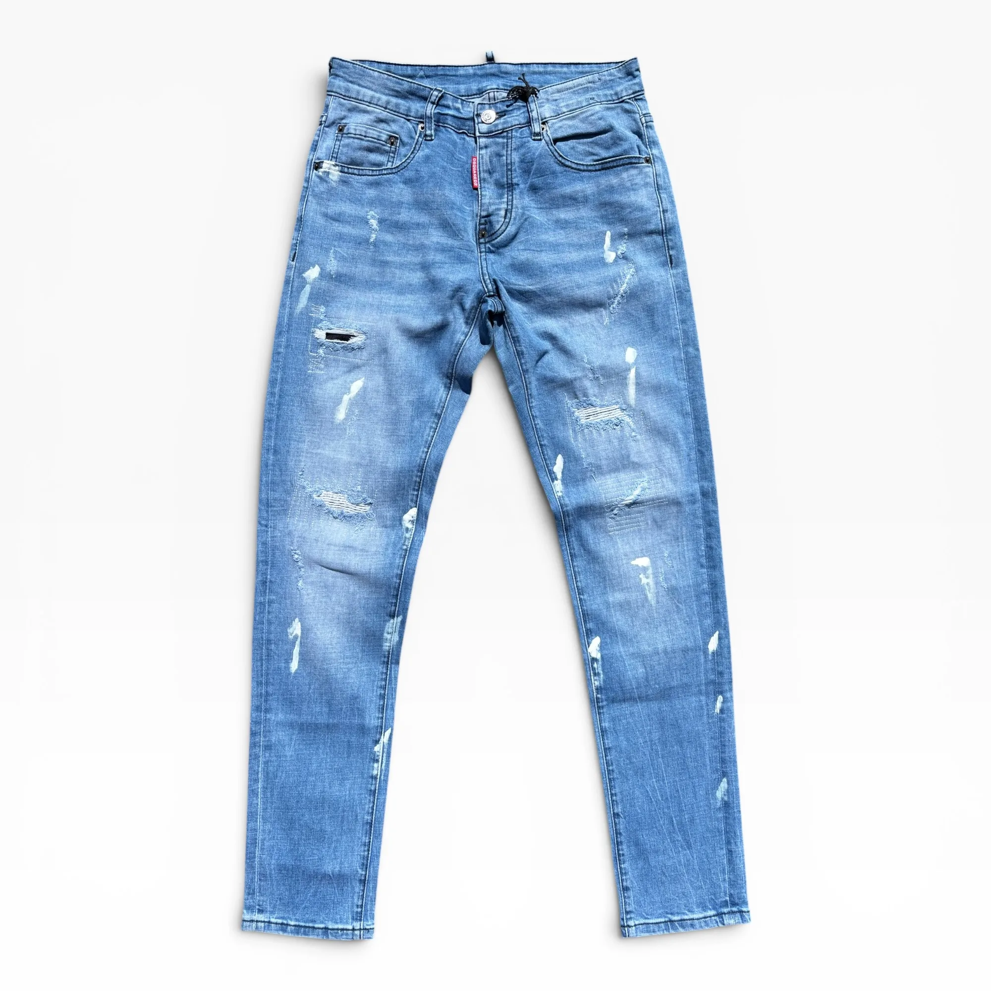 Azure Artisan Blue Denim Jeans - DSquared2
