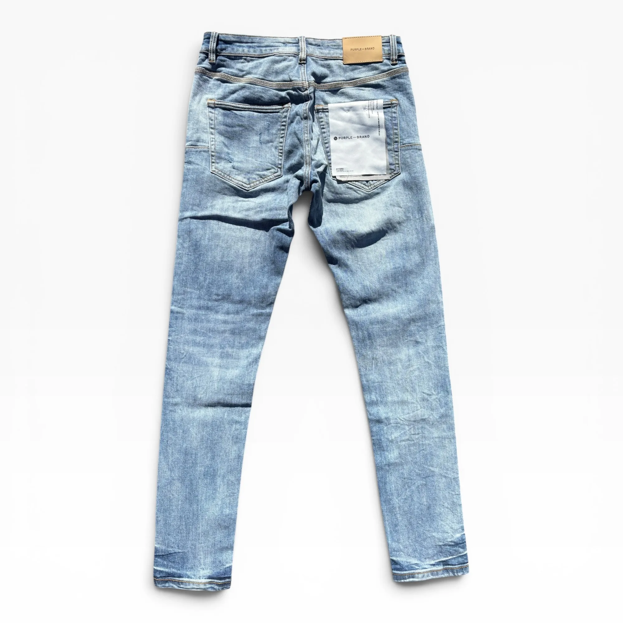 Cobalt Darning Blue Slim Denim Jeans by Purple Brand