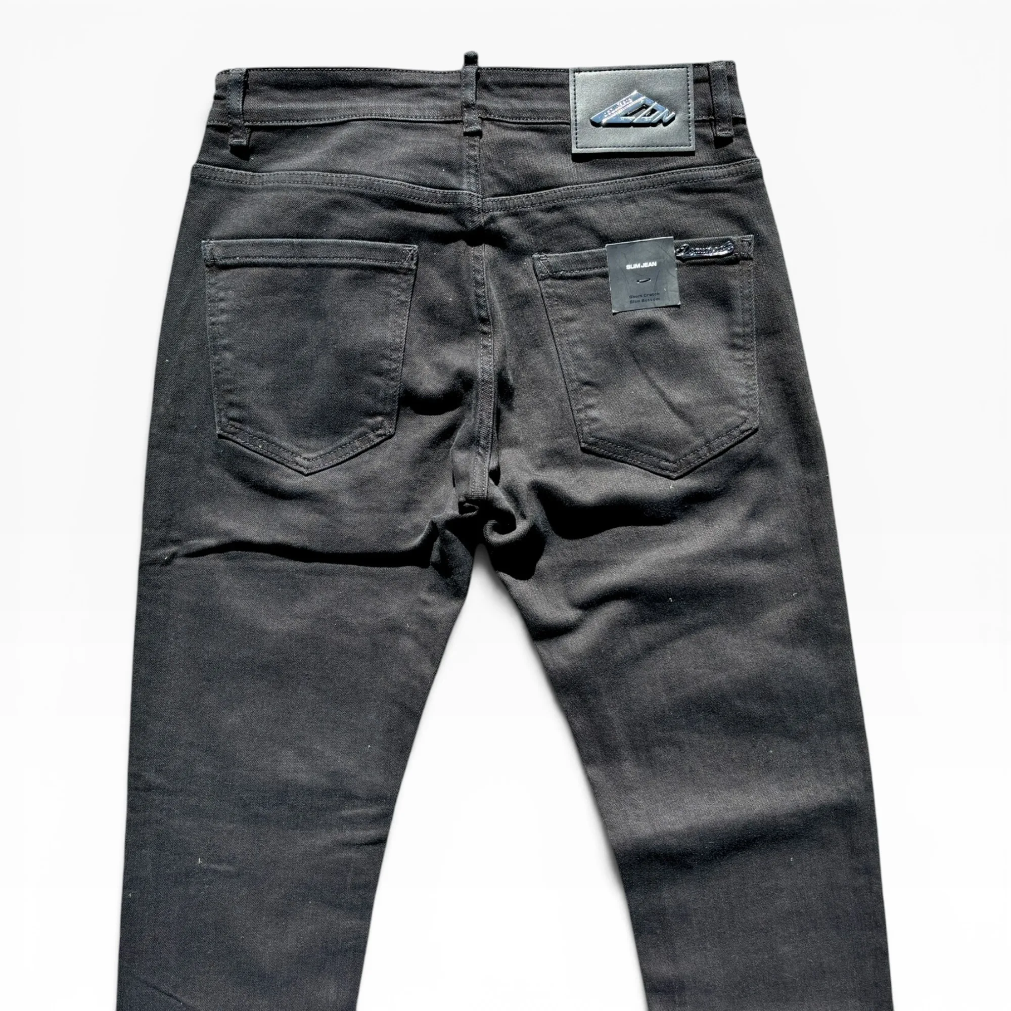Carbon Peak Black Denim Jeans by DSquared2