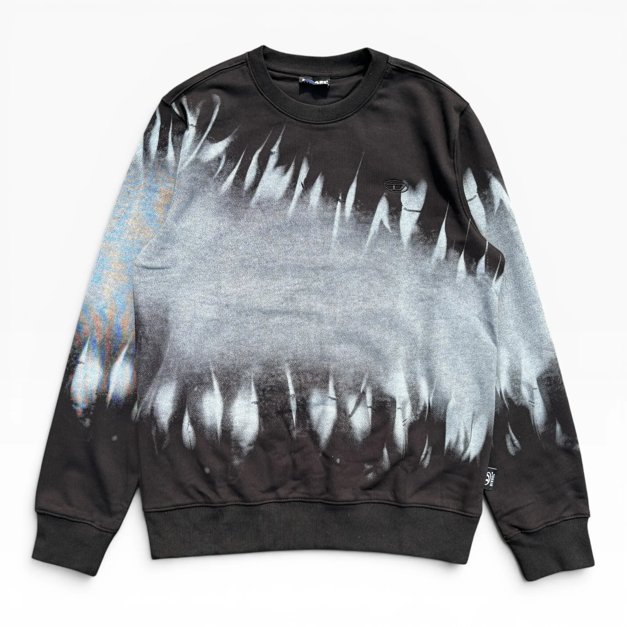 Iron Frost Black Crew Neck Sweatshirt - Diesel