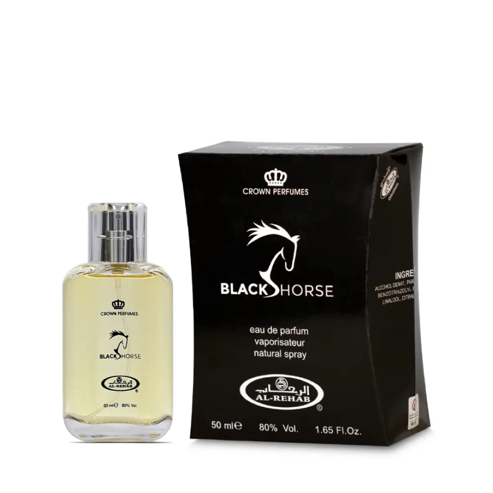 Black Horse Eau De Parfum 50ml by Al-Rehab Crown Perfumes