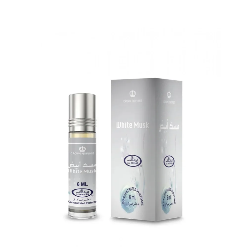 White Musk Crown Perfumes Oil Perfume 6ml by Al-Rehab - Arabic Dubai Perfumes