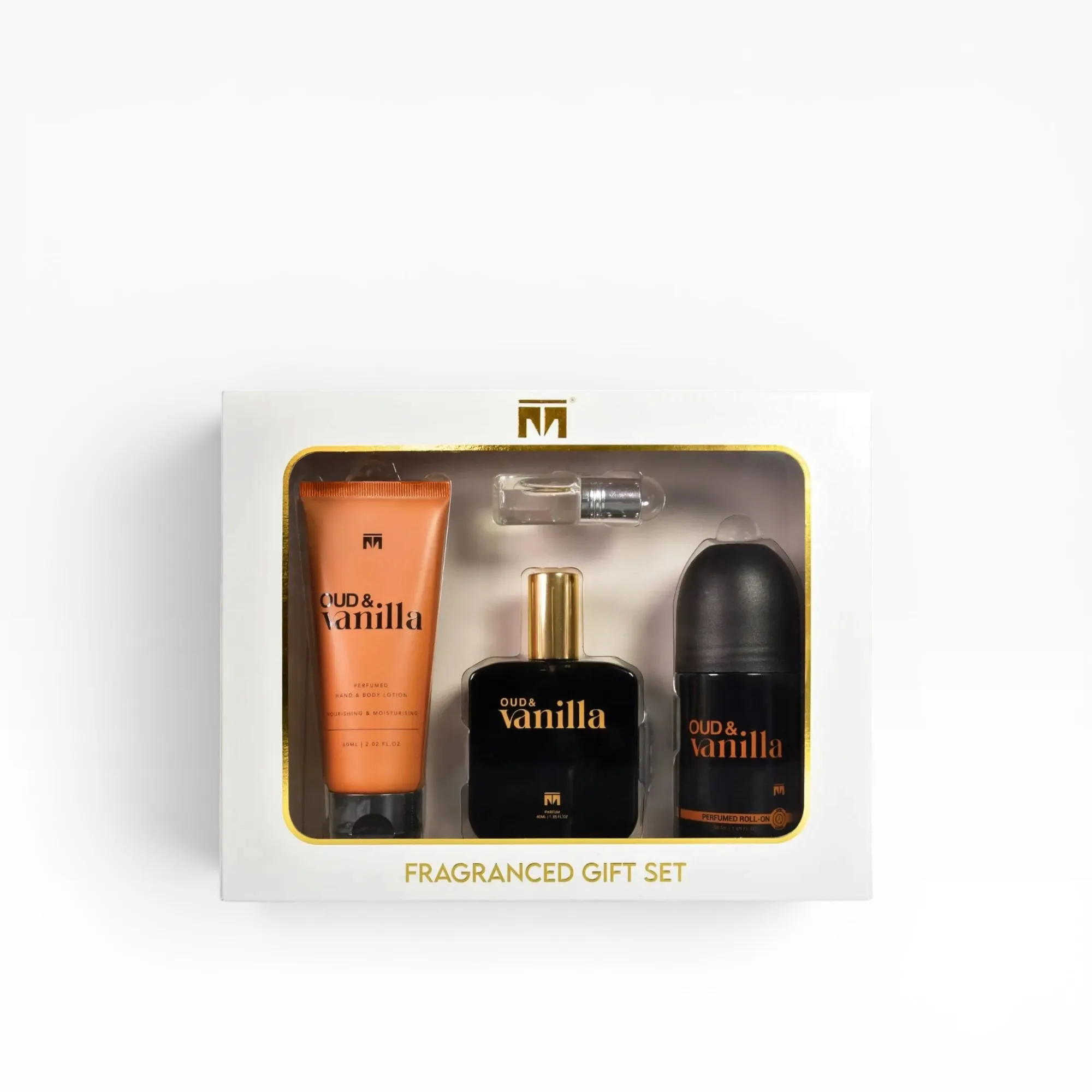 Oud & Vanilla Fragranced Gift Set by Motala Perfumes 