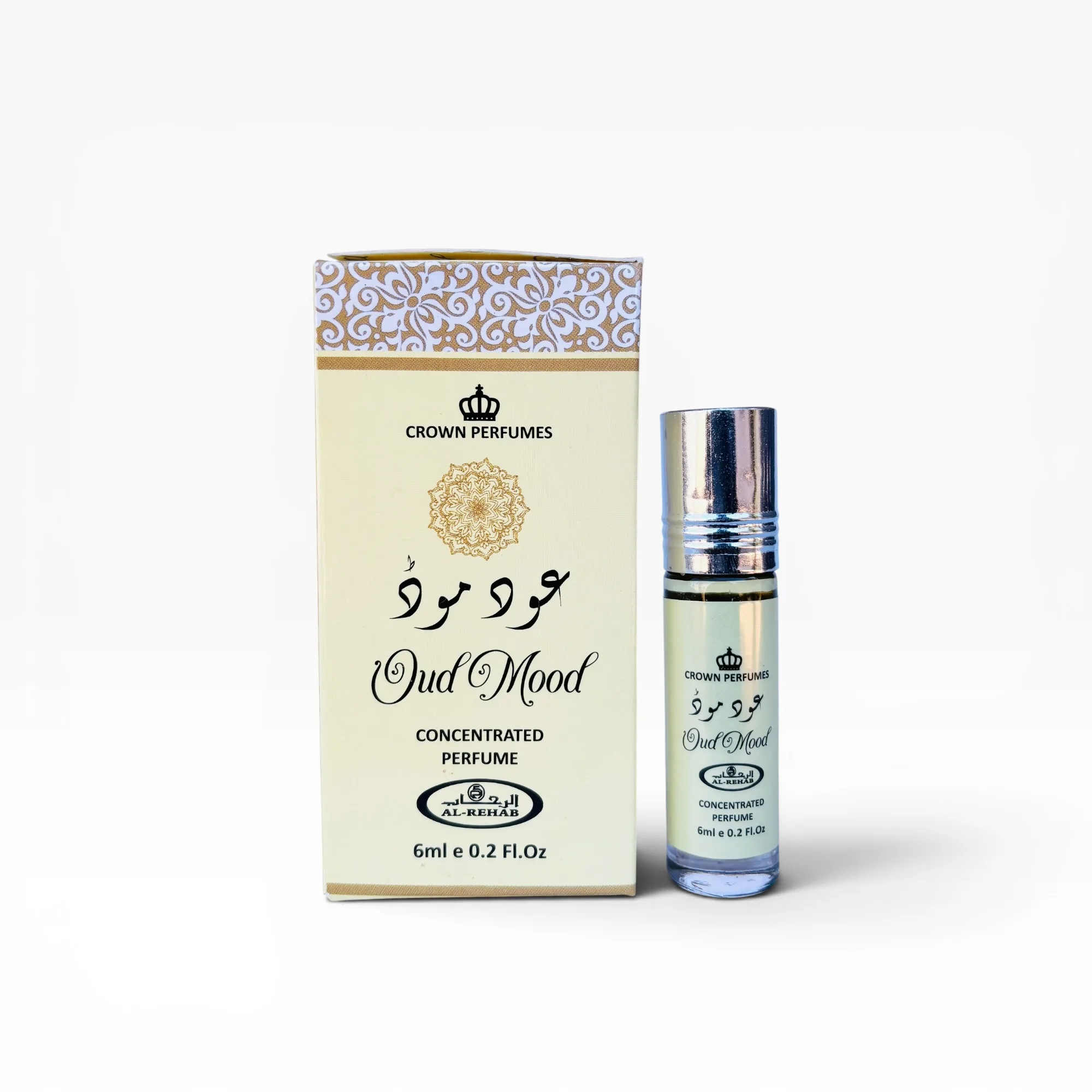 Oud Mood Crown Perfumes Oil Perfume 6ml by Al-Rehab